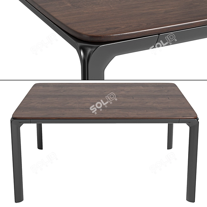 Stylish La Redoute Furniture Set 3D model image 4