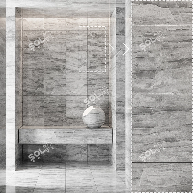 Marble Stone Texture Pack 3D model image 4