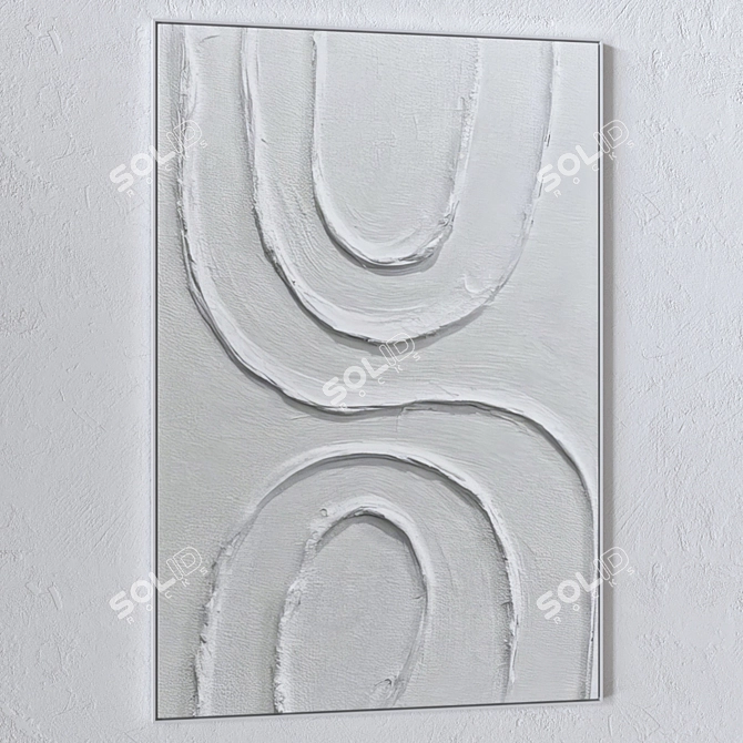 High-quality Wall Art Frames Set 3D model image 4