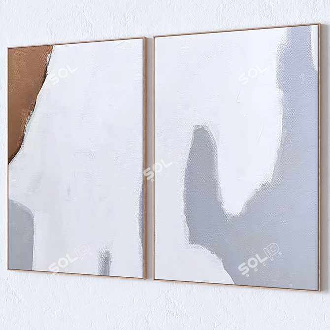 Large Wall Paintings Set with V-Ray and Corona Renderers 3D model image 3