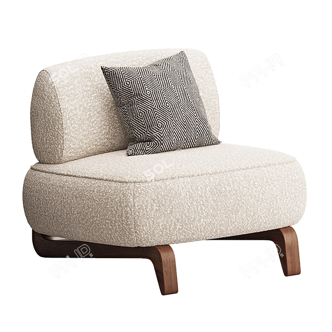 Modern Contemporary Vao Armchair 2017 3D model image 1