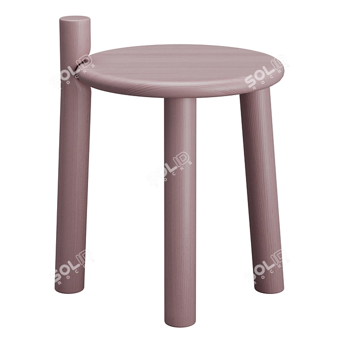 MC27-Dopo Low Stool by Mattiazzi 3D model image 6