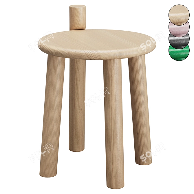 MC27-Dopo Low Stool by Mattiazzi 3D model image 8