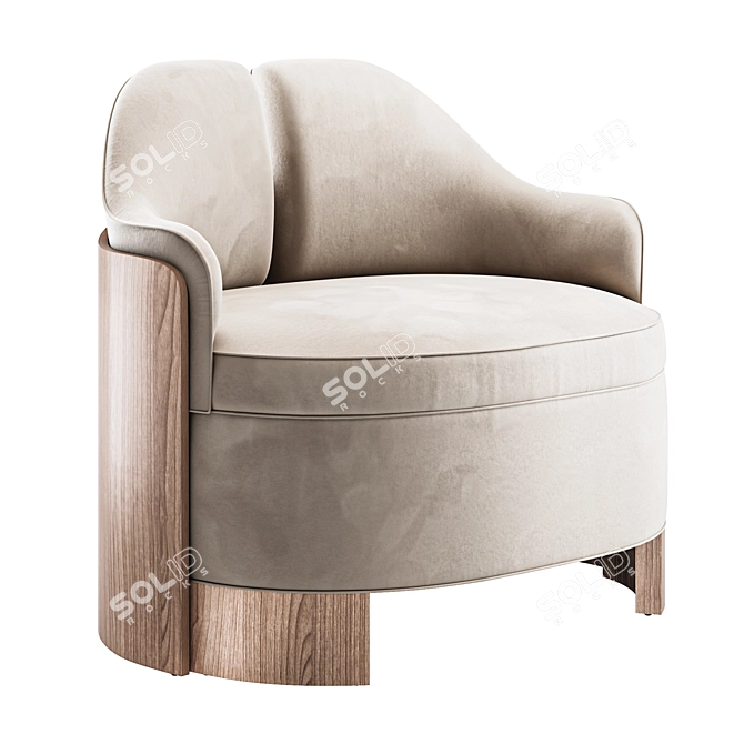 Luxury PI Chair Legacy Seating 3D model image 1