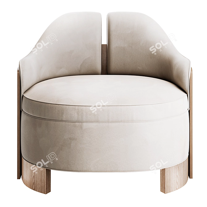 Luxury PI Chair Legacy Seating 3D model image 3