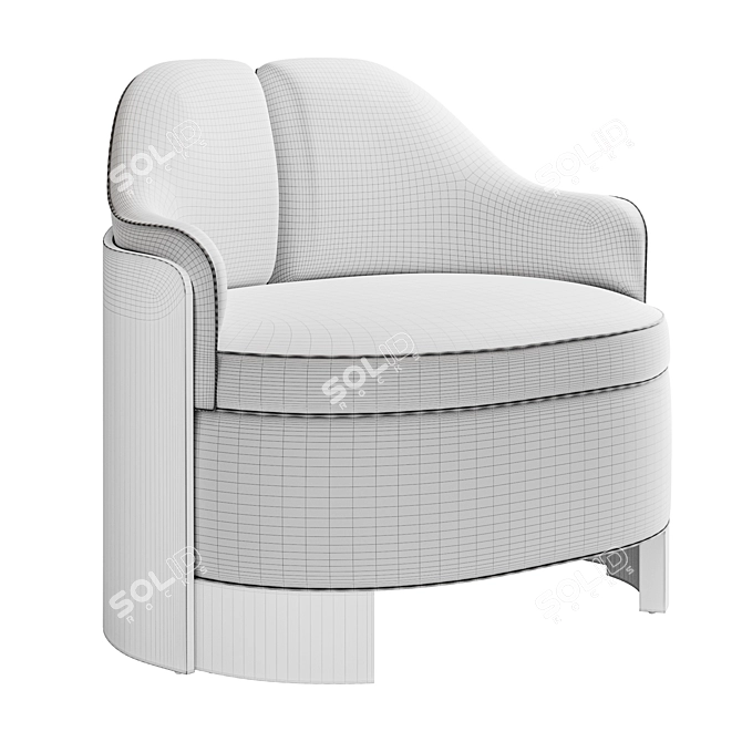 Luxury PI Chair Legacy Seating 3D model image 7