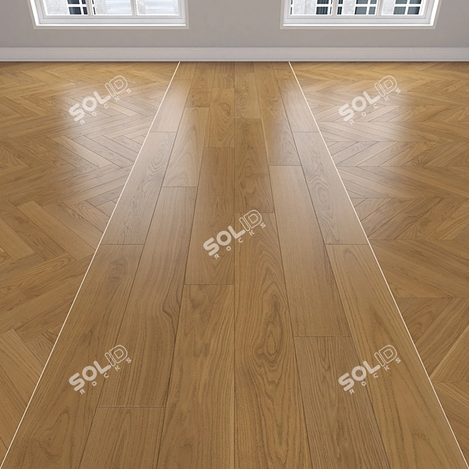 Oak Parquet Collection - Versatile Styles 3D model image 1