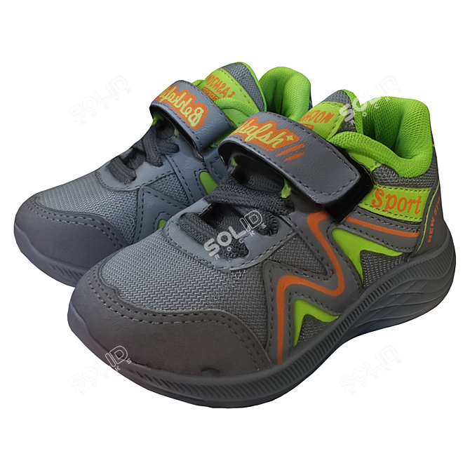 Sleek Model 57 VRay Shoes 3D model image 1