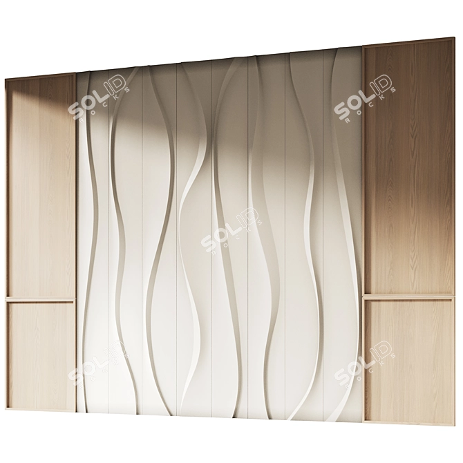 Corona 8 Decorative Panels for Modern Interiors 3D model image 1