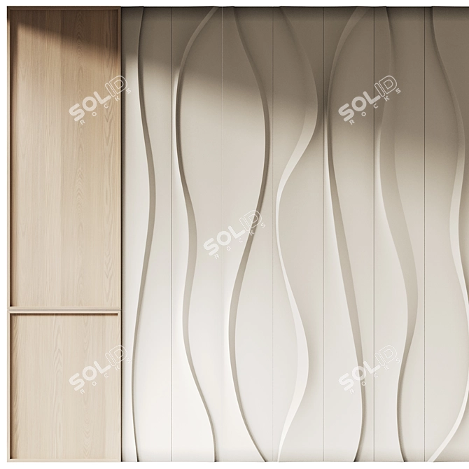 Corona 8 Decorative Panels for Modern Interiors 3D model image 2