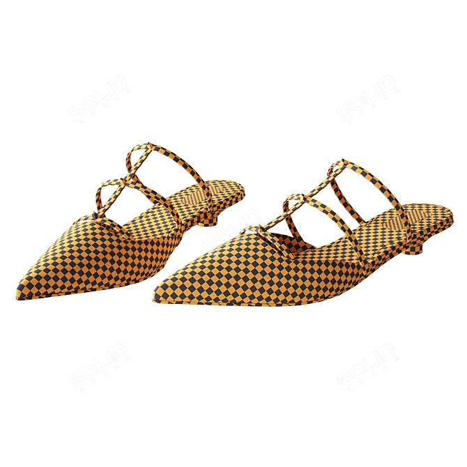 Valentino Garavani Women's Fashion Shoes 3D model image 4