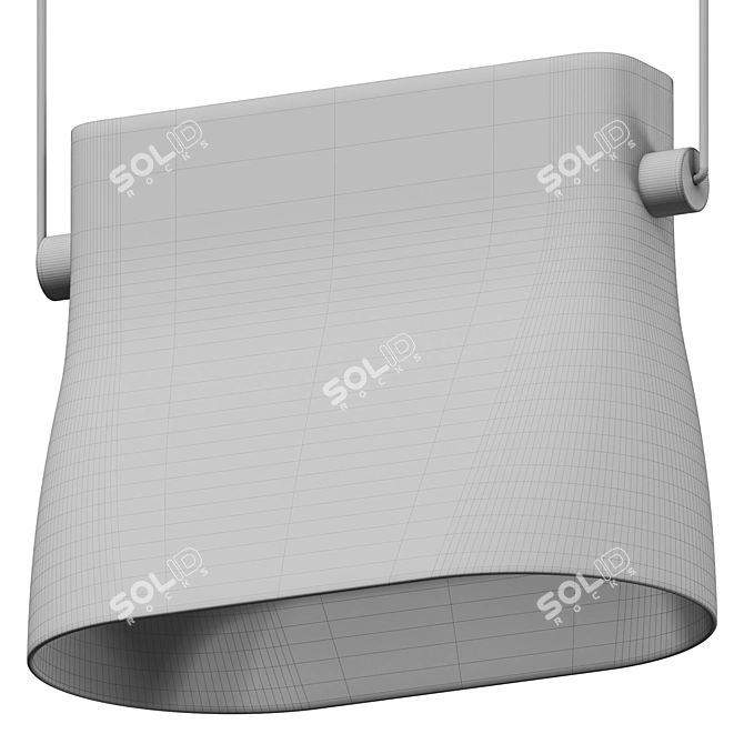 Elegant Cabaret Pendant Light 3D model image 3