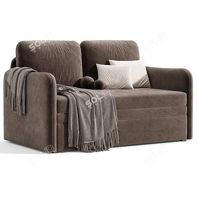 Modern Textile Sofa 2015 Model 3D model image 1