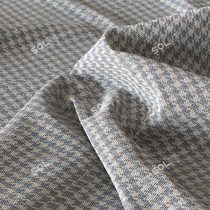 PBR Fabric Kenia Texture 4k 3D model image 1