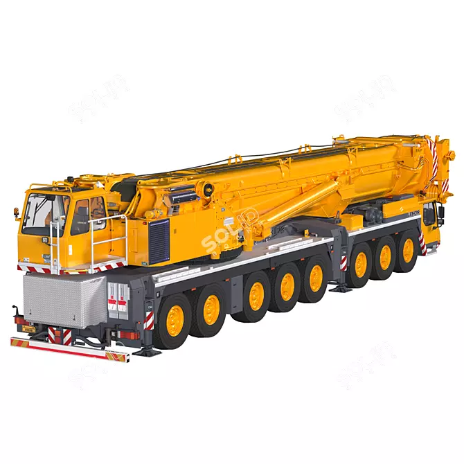 Liebherr Ltm 1500-8.1 Crane 3D Model 3D model image 2