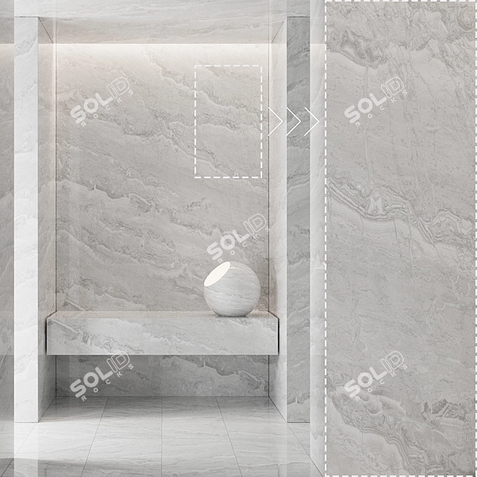 Premium Marble Stone Texture Pack 3D model image 1