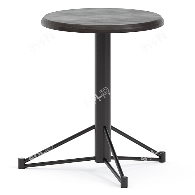 Sleek Mast Stool Rebel 3D model image 3