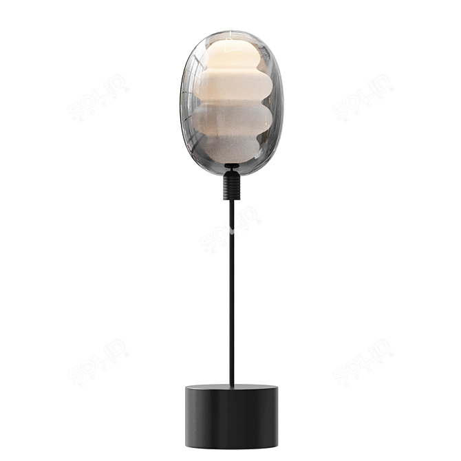 Modern Glam Table Lamp 3D model image 6