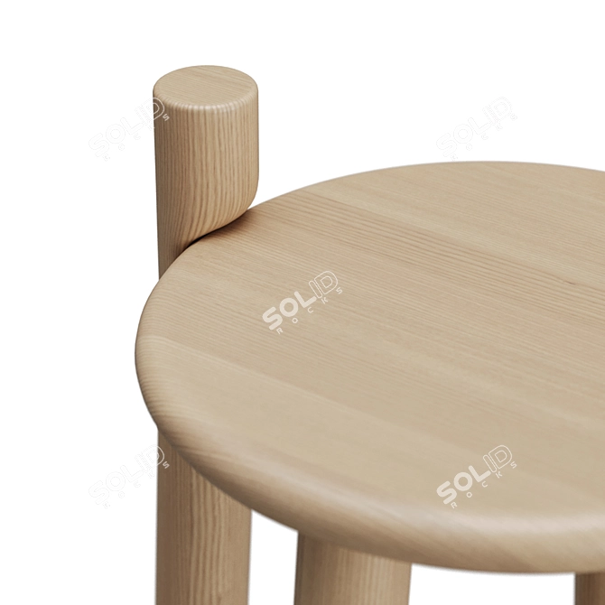 Modern Dopo Counter Stool by Mattiazzi 3D model image 6