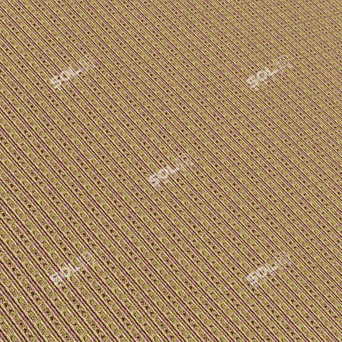 Interwoven Denim Fabric 4K Texture 3D model image 5