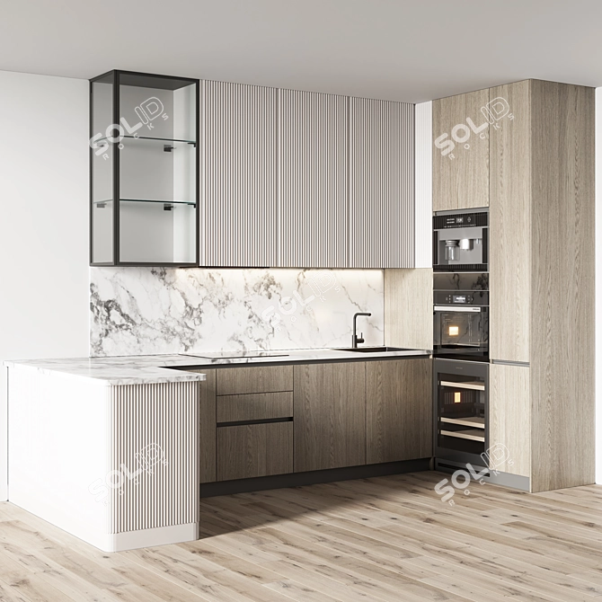 Modern Kitchen_81: 2015 Edition 3D model image 4