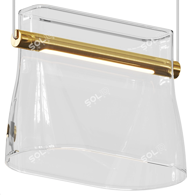 Luxury Cabaret Pendant Lights 3D model image 2