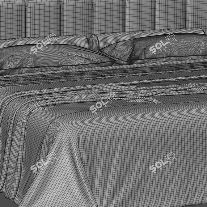 Modena Bed 3D Model Furniture 3D model image 3