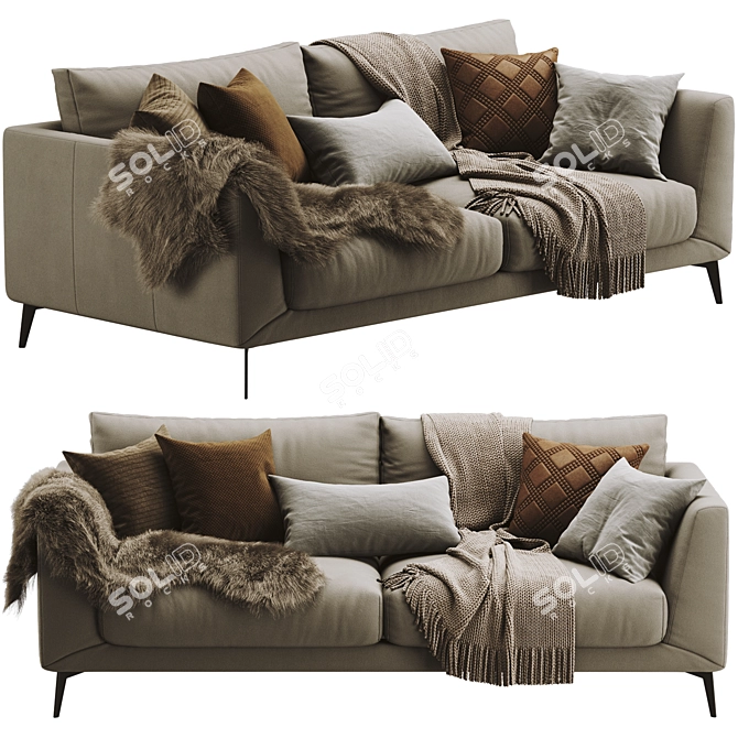 Fargo Sofa 3D Model Download 3D model image 1