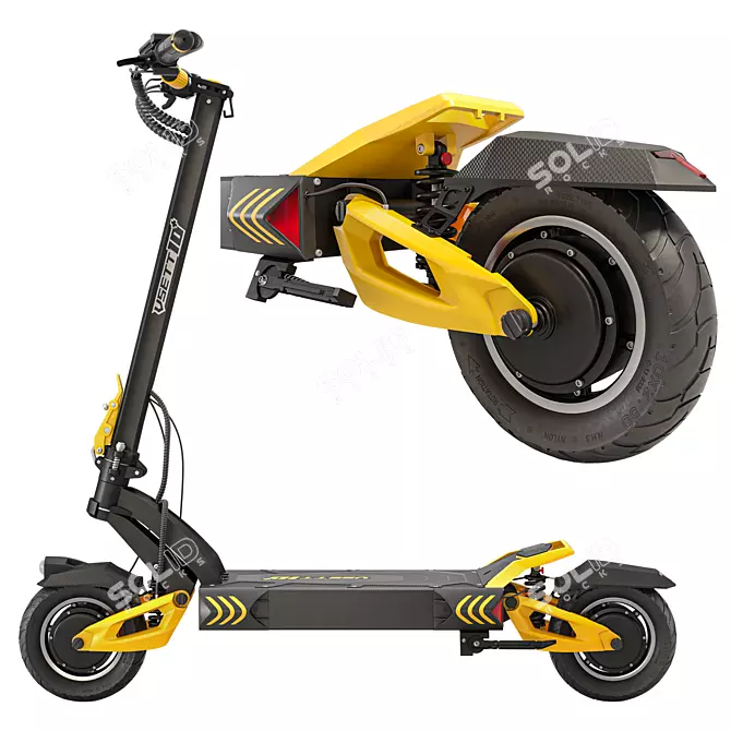 VSETT10+R High-Quality Electric Scooter 3D model image 4