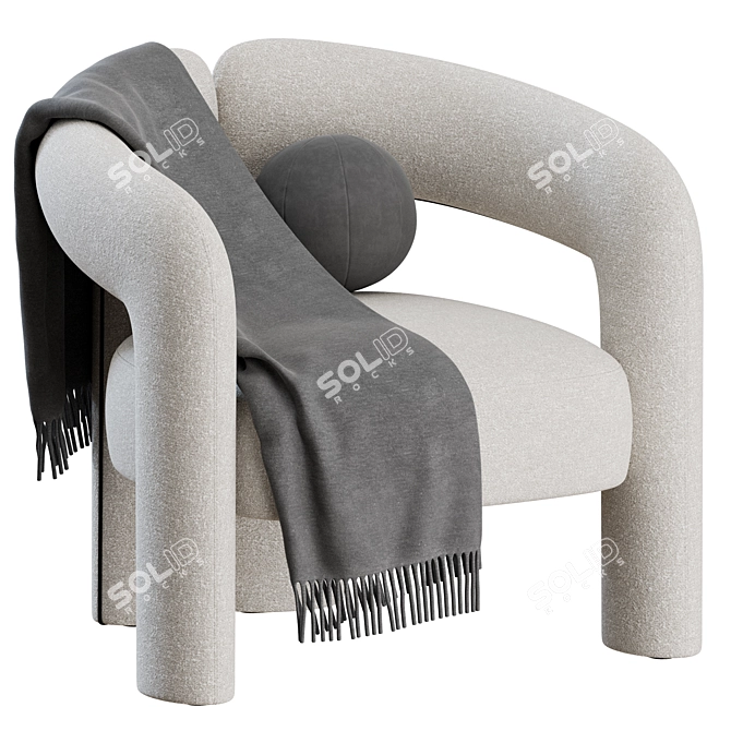  Cassina Dudet Armchair Set 3D model image 5