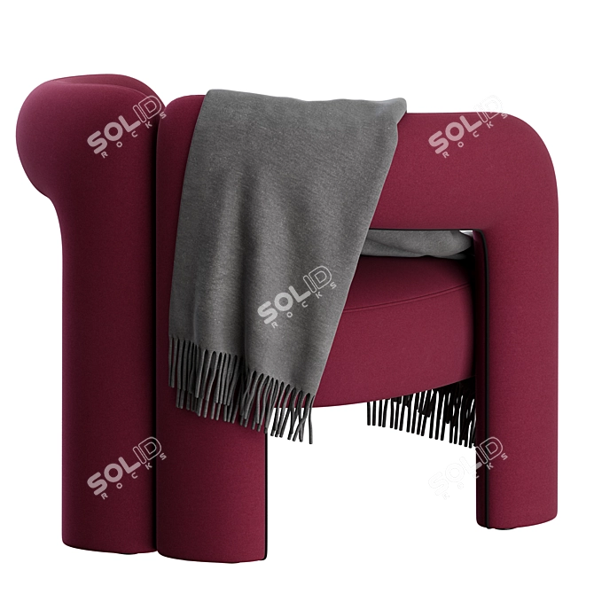  Cassina Dudet Armchair Set 3D model image 7
