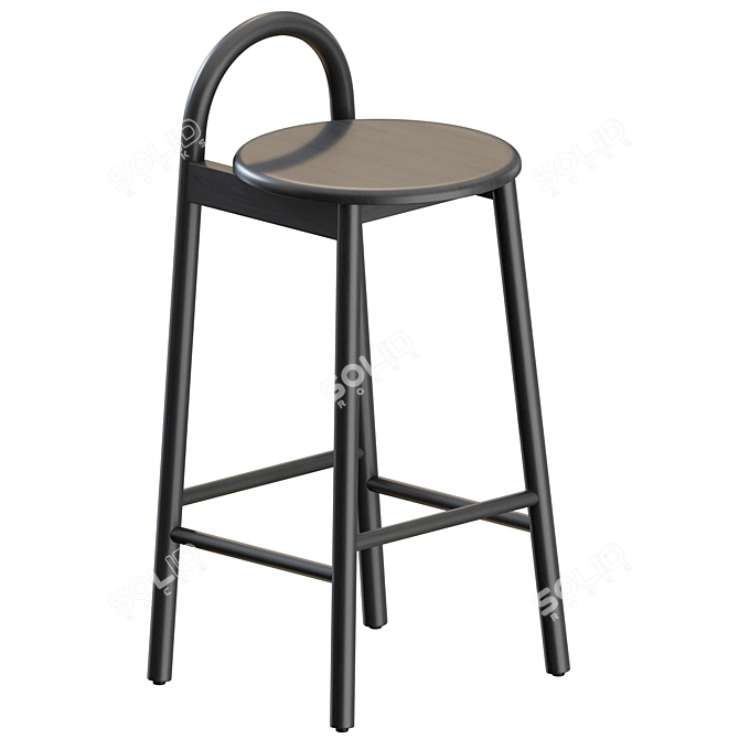 Bobby Counter Stools Set Duo 3D model image 2