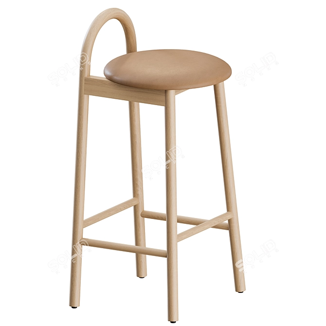 Bobby Counter Stools Set Duo 3D model image 5