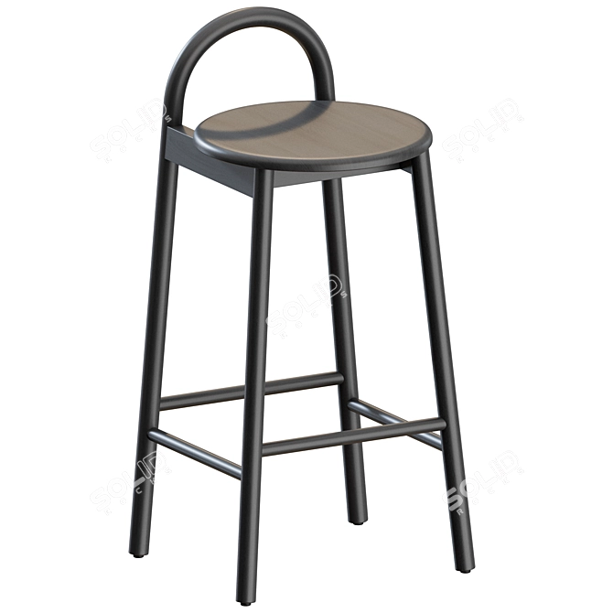 Bobby Counter Stools Set Duo 3D model image 7