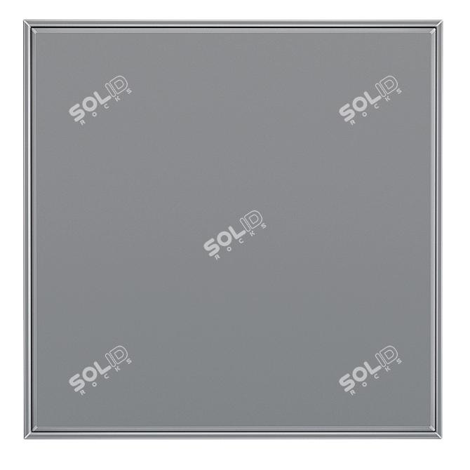 Gray Abstract Art Print by KARE Design 3D model image 5