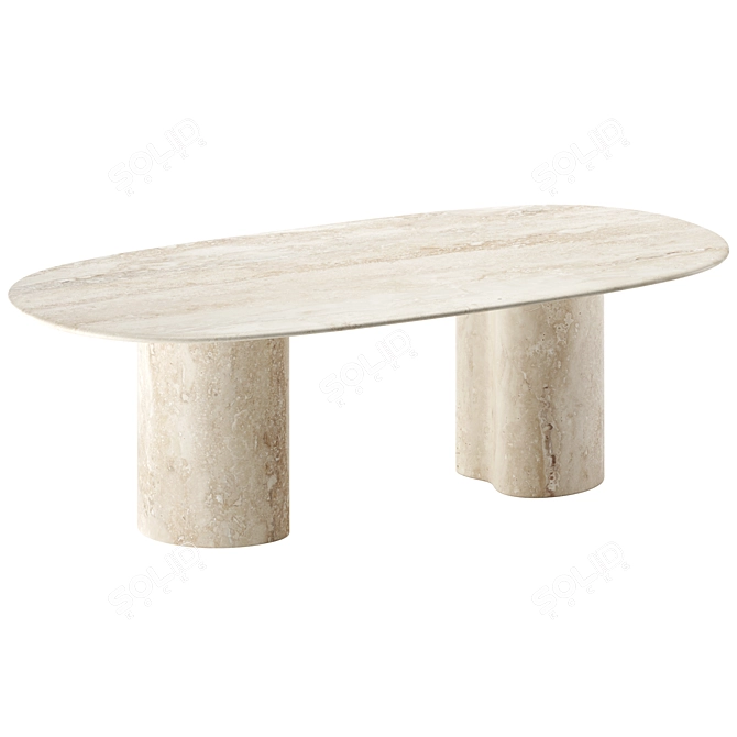 Contemporary GHIA Dining Tables: 2400x1200mm 3D model image 5