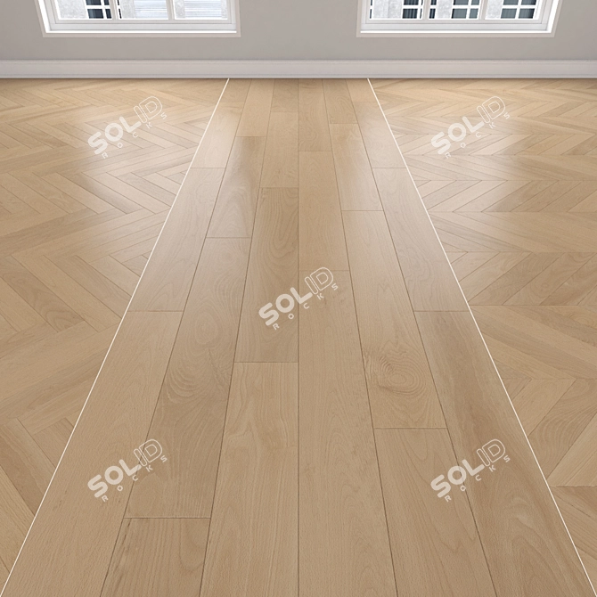 Oak Parquet Variety Pack 3D model image 1