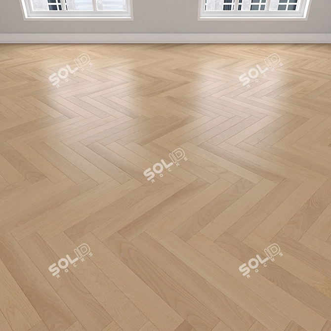 Oak Parquet Variety Pack 3D model image 3