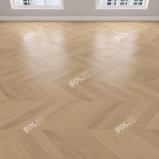 Oak Parquet Variety Pack 3D model image 4