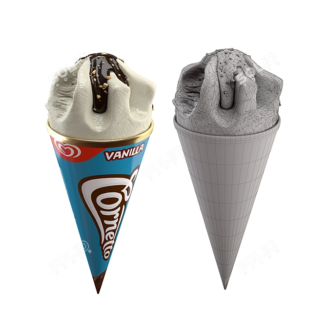 Delicious Ice Cream 3D Model 3D model image 7