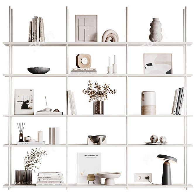 Versatile Rack Set for 3Ds Max 3D model image 1