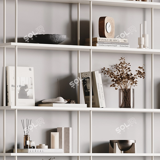 Versatile Rack Set for 3Ds Max 3D model image 4