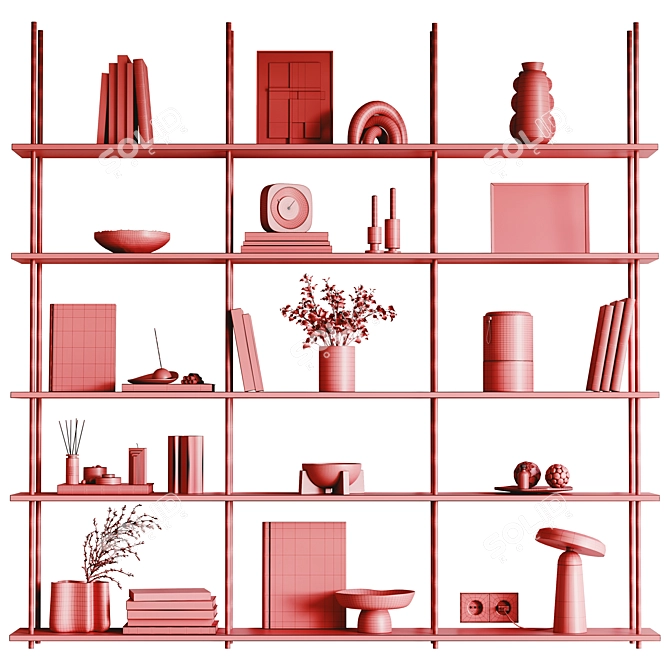 Versatile Rack Set for 3Ds Max 3D model image 7