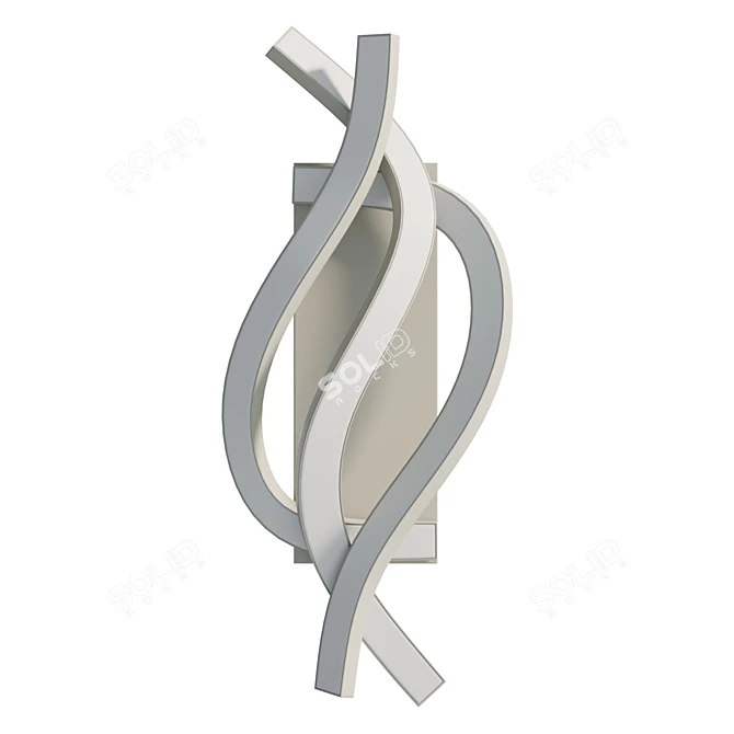 Modern Acrylic Wall Sconce Light 3D model image 2