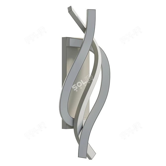 Modern Acrylic Wall Sconce Light 3D model image 4