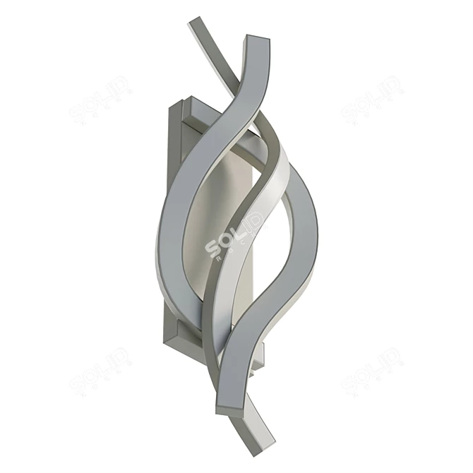 Modern Acrylic Wall Sconce Light 3D model image 5