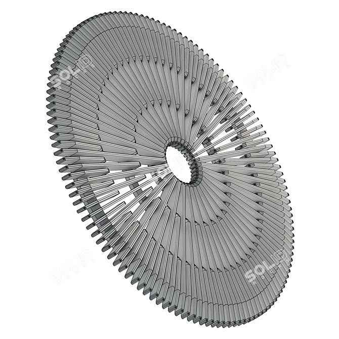 Teakwood Wall Frame 120cm UV 3D model image 6