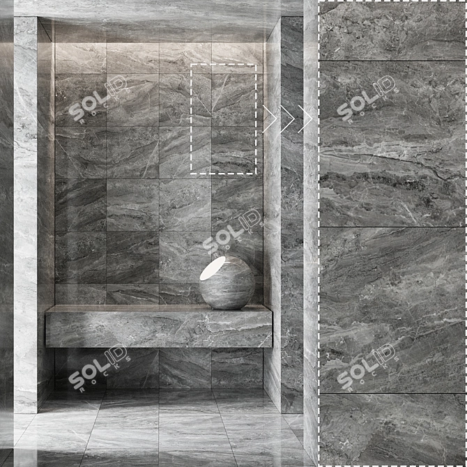 Marble Stone Texture Pack 3D model image 4