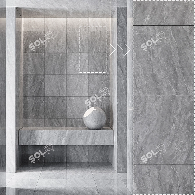 Marble Stone Texture Bundle 3D model image 4