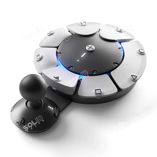 PlayStation Access Controller 3D Model 3D model image 1